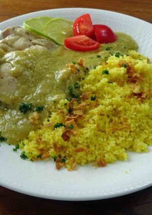 茹で鶏のグリーンカレー風-レシピのメイン写真
