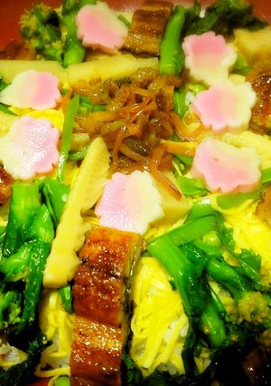 土筆入り春のちらし寿司-レシピのメイン写真