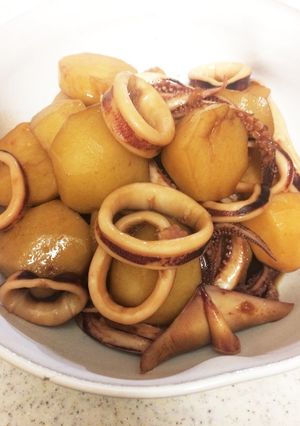 簡単！ イカと小芋の甘煮-レシピのメイン写真