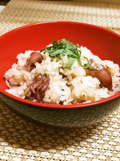 春の味♪ホタルイカの炊き込みご飯-レシピのメイン写真