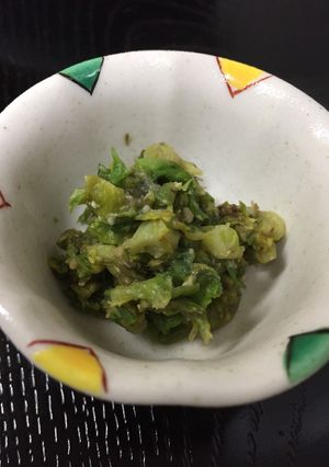 お酒にもご飯にも母直伝蕗の薹の味噌和え-レシピのメイン写真