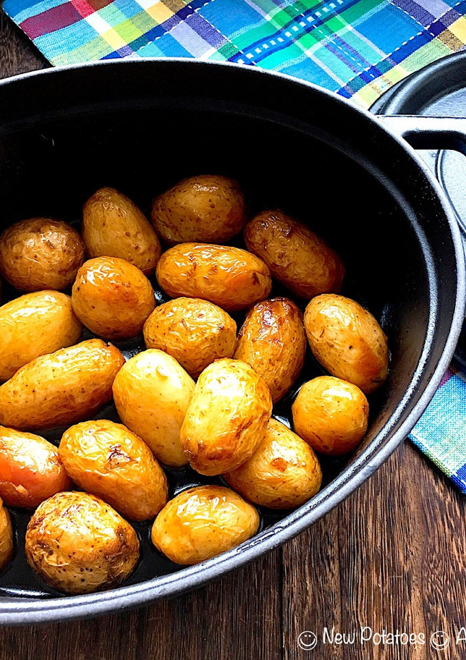 新じゃがの揚げ煮*STAUBで無水調理-レシピのメイン写真
