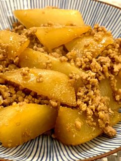 大根大量消費!大根と豚ひき肉の甘辛炒め-レシピのメイン写真