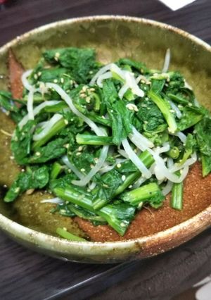 菜花ともやしのおかずになるナムル-レシピのメイン写真