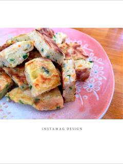 離乳食♡後期《ニラ入りチヂミ》-レシピのメイン写真