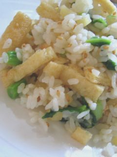菜の花のカリカリご飯-レシピのメイン写真