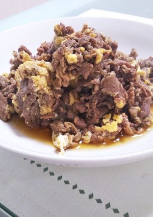 牛肉と玉子だけ♡-レシピのメイン写真