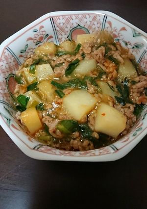 麻婆風ポテト-レシピのメイン写真