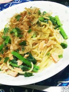 菜花と鮭の豆乳パスタ-レシピのメイン写真