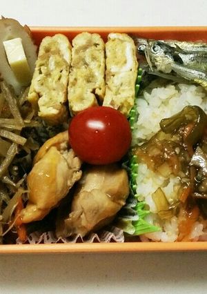簡単!!朝詰めるだけ1人分のお弁当-レシピのメイン写真