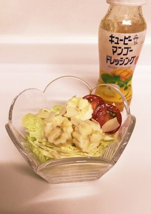 ❁バナナのマンゴードレッシングサラダ❁-レシピのメイン写真