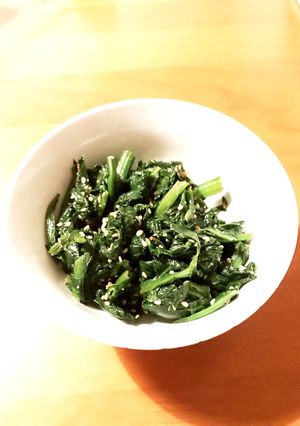 簡単ほうれん草ナムル副菜-レシピのメイン写真