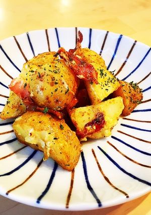 ベーコンポテトサラダカレー風味・簡単-レシピのメイン写真