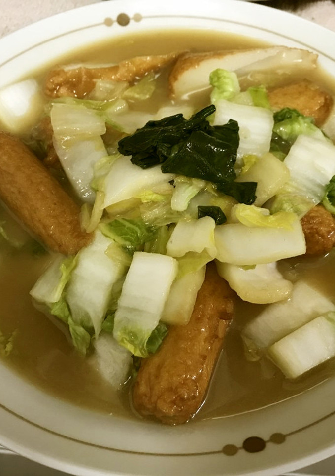 ごぼう天と白菜の和風あんかけ-レシピのメイン写真