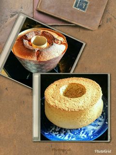カフェオレシフォンケーキ-レシピのメイン写真