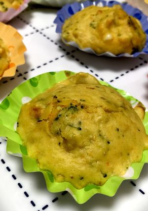 三色野菜とチーズのバナナパン-レシピのメイン写真