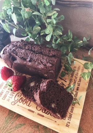 チョコバナナパウンドケーキ-レシピのメイン写真