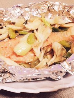 簡単3ステップ・鮭ホイル焼き!-レシピのメイン写真