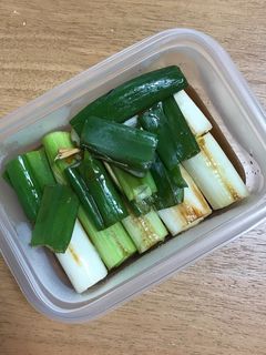 焼き長ねぎのポン酢漬け-レシピのメイン写真