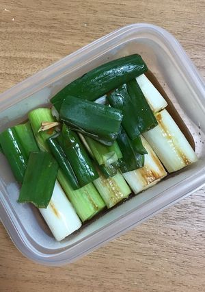 焼き長ねぎのポン酢漬け-レシピのメイン写真