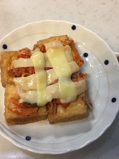 厚揚げのキムチとチーズ焼き-レシピのメイン写真