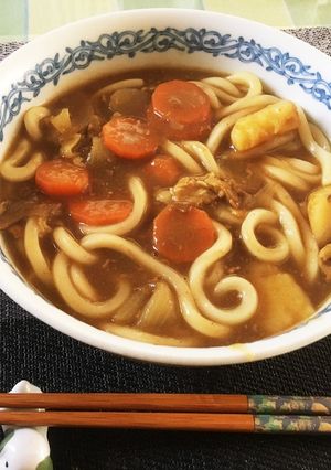 簡単！うちのカレーうどん-レシピのメイン写真