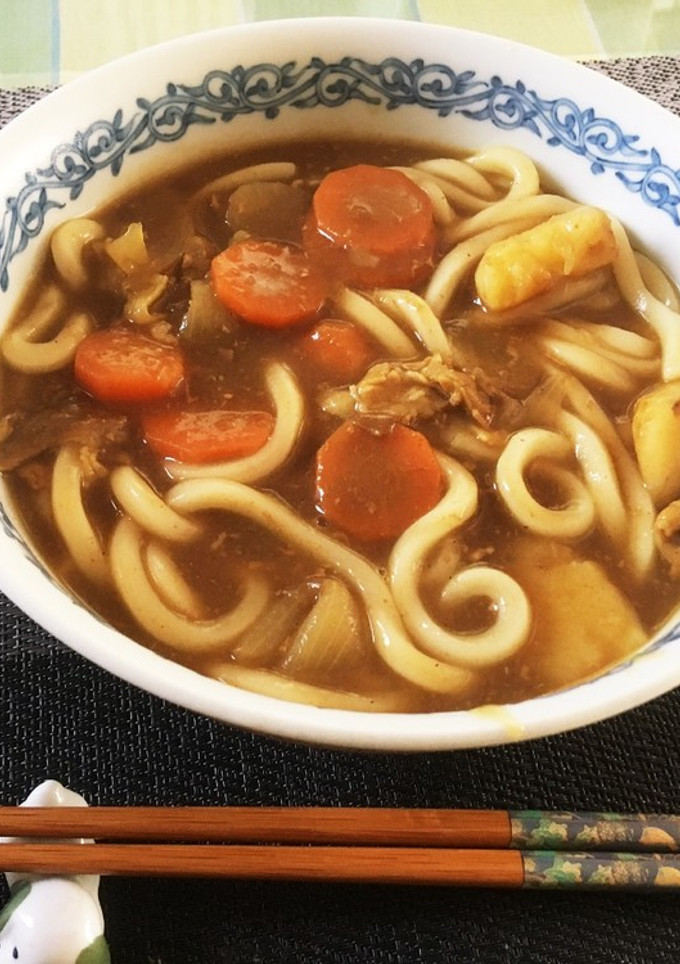 簡単！うちのカレーうどん-レシピのメイン写真