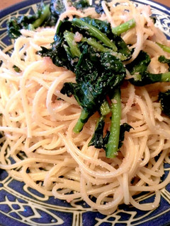 なばなと明太子のスパゲッティ-レシピのメイン写真