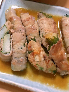 豚肉と大葉の山芋巻き-レシピのメイン写真