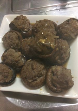 椎茸傘詰め焼き味噌ソース絡め-レシピのメイン写真