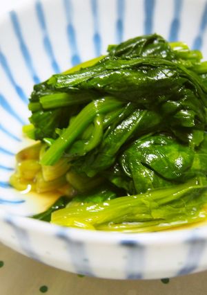ほうれん草の煮びたし♪電子レンジで♪-レシピのメイン写真