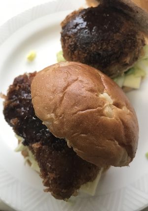 ランチカツバーガー-レシピのメイン写真