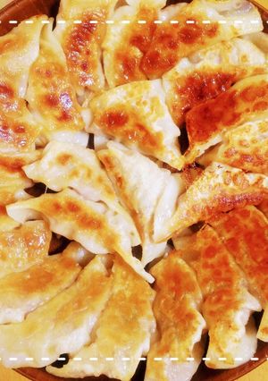 鶏がらで簡単!皮が破けないにら餃子-レシピのメイン写真