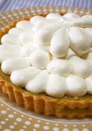 抹茶のタルトケーキ♪生クリームたっぷり♪-レシピのメイン写真