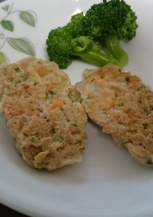 離乳食版♪豚肉と野菜のお焼き-レシピのメイン写真