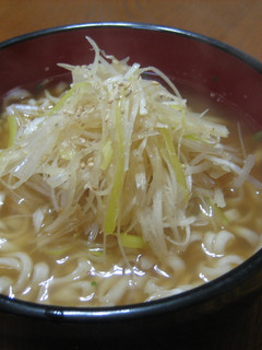 ピリ辛ねぎで『艶うどん』-レシピのメイン写真