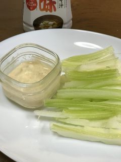液味噌で簡単マヨ味噌ディップ&野菜-レシピのメイン写真