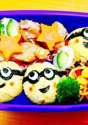 ミニオンズ お弁当-レシピのメイン写真