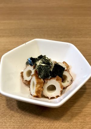 1行レシピ 竹輪の海苔がけ-レシピのメイン写真