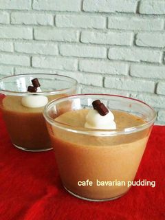 コーヒームースババロア-レシピのメイン写真