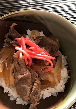 牛丼-レシピのメイン写真