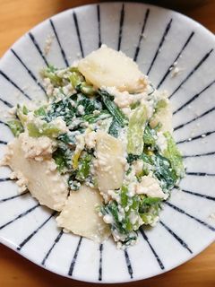 リンゴとほうれん草の白和え-レシピのメイン写真