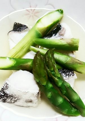 真鱈とアスパラのさっと煮【ワンパン料理】-レシピのメイン写真