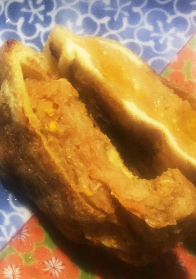 大和芋と人参の味噌版袋焼き-レシピのメイン写真