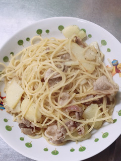 豚肉とじゃがいもパスタ-レシピのメイン写真