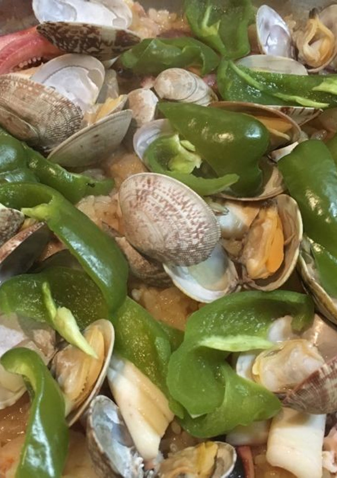 簡単★見栄えする魚介パエリア-レシピのメイン写真