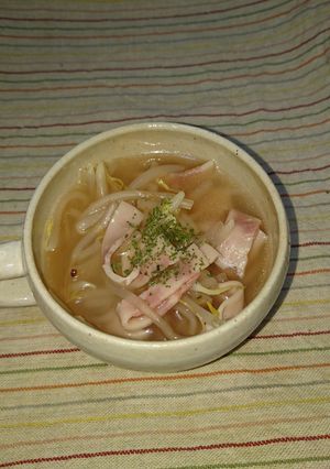 簡単！ハムともやしのスープ-レシピのメイン写真