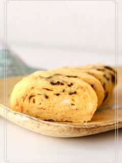 塩昆布と小えびの卵焼き-レシピのメイン写真