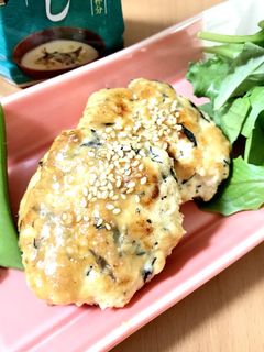 豆腐とひじきのみそマヨハンバーグ-レシピのメイン写真