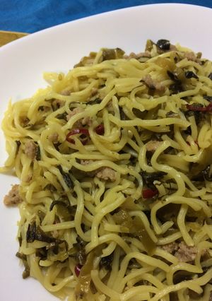 高菜と豚ひき肉のピリ辛焼きそば-レシピのメイン写真